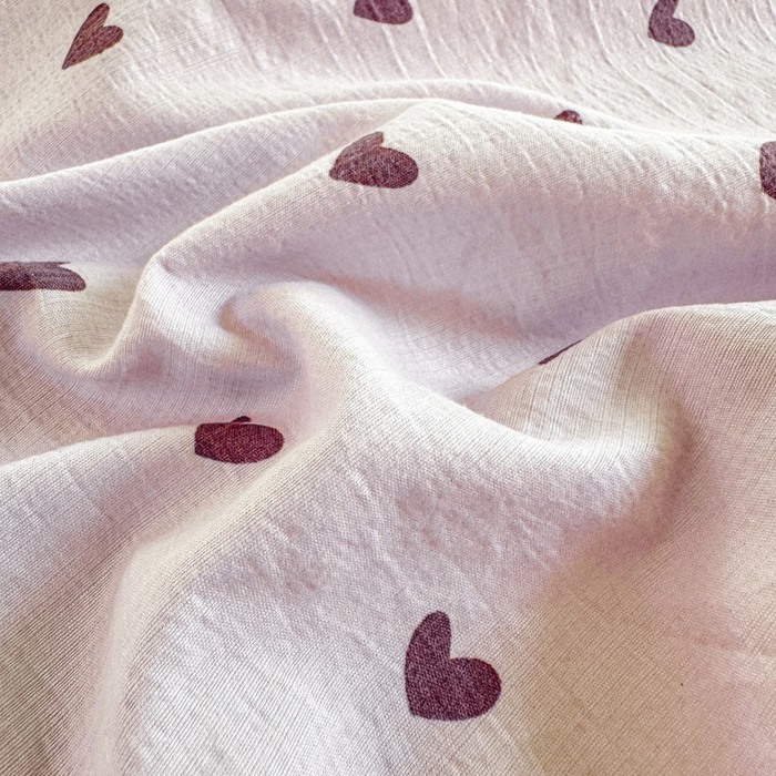 91家纺网 家纺一手货源 找家纺 仟网汇 2025新款云感棉双层纱床笠 紫爱心