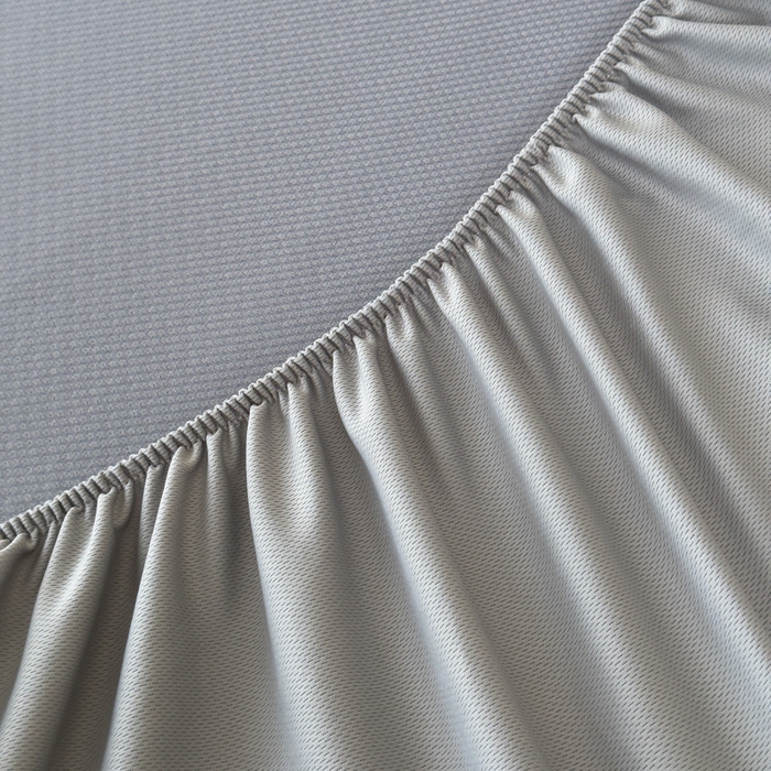 91家纺网 家纺一手货源 找家纺 瑞兴纺 2025新款高分子PE软凉席绣花款床笠款 床笠款-花之语-绿