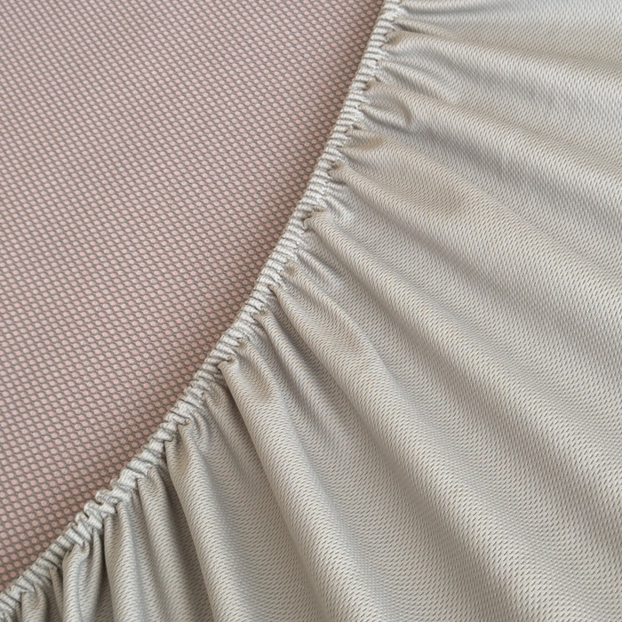 91家纺网 家纺一手货源 找家纺 瑞兴纺 2025新款高分子PE软凉席绣花款床笠款 床笠款-沐夕-粉