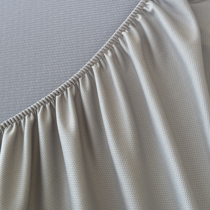 91家纺网 家纺一手货源 找家纺 瑞兴纺 2025新款高分子PE软凉席绣花款床笠款 床笠款-花之语-蓝