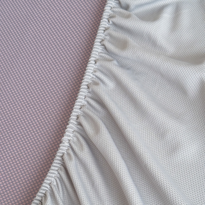 91家纺网 家纺一手货源 找家纺 瑞兴纺 2025新款高分子PE软凉席绣花款床笠款 床笠款-樱桃-粉