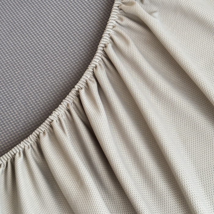 91家纺网 家纺一手货源 找家纺 瑞兴纺 2025新款高分子PE软凉席绣花款床笠款 床笠款-樱桃-灰