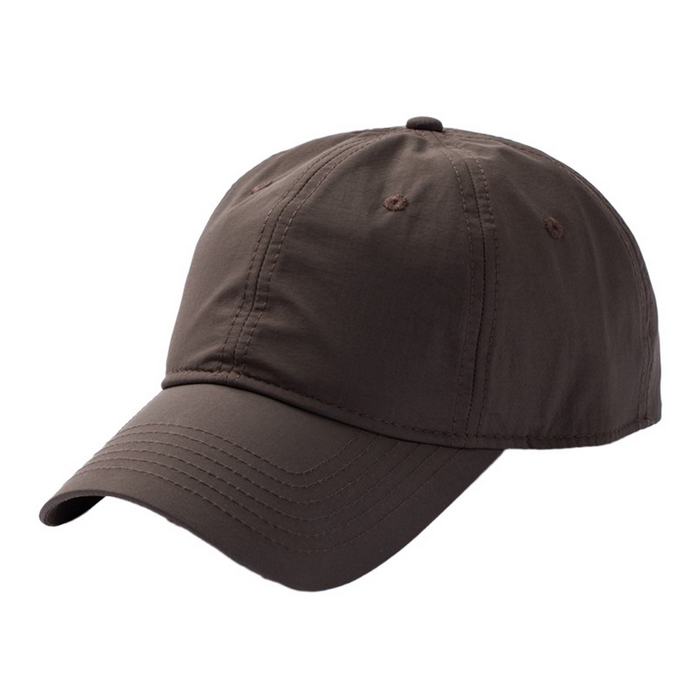 良品汇馆 2025新款日式无印速干棒球帽良品情侣男女夏透气户外鸭舌帽防晒遮阳休闲帽 咖色