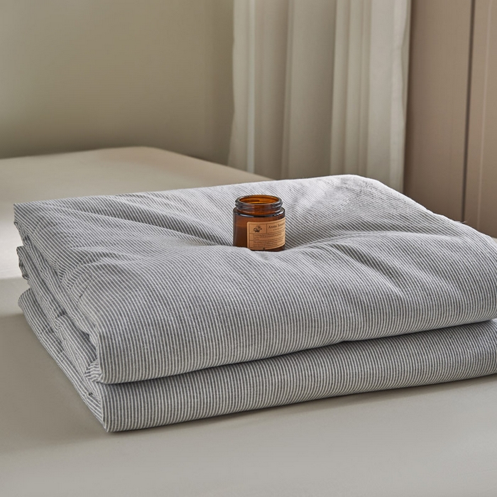 91家纺网 家纺一手货源 找家纺 （总）良品汇馆 2025新款日式无印水洗棉夏被良品大豆纤维被条纹全棉柔软夏凉被空调被子