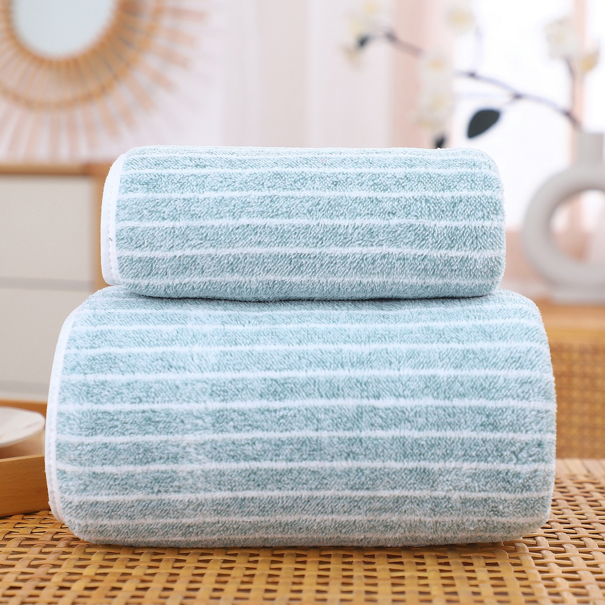 91家纺网 家纺一手货源 找家纺 （总）良品汇馆 2025新款日式无印珊瑚绒毛巾加厚吸水良品擦手巾成人浴巾礼品洗脸巾面巾