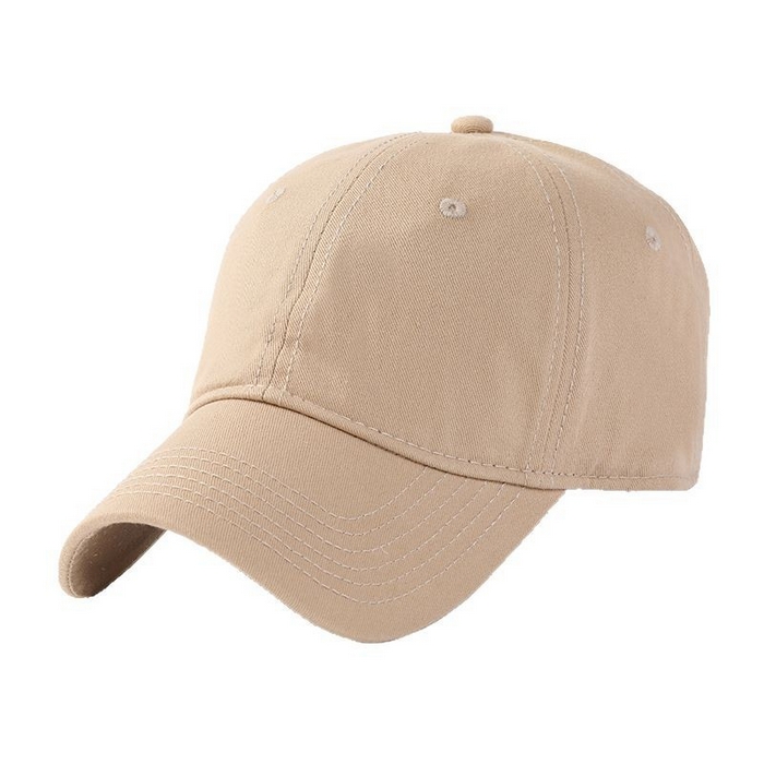 91家纺网 家纺一手货源 找家纺 良品汇馆 2025春夏新款日式无印全棉纯棉棒球帽良品情侣男女四季透气户外鸭舌帽防晒遮阳休闲 卡其