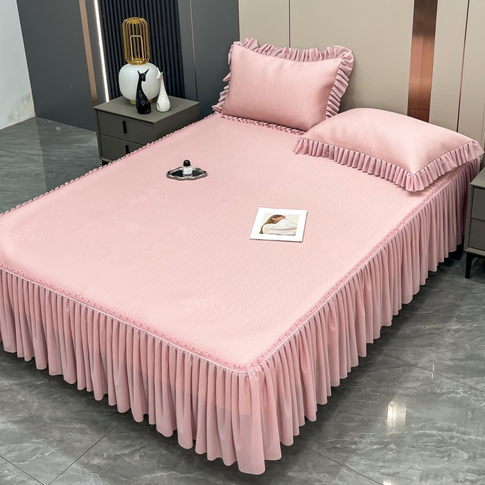 91家纺网 家纺一手货源 找家纺 （总）瑞兴纺 2025新款高分子PE软凉席款床裙款