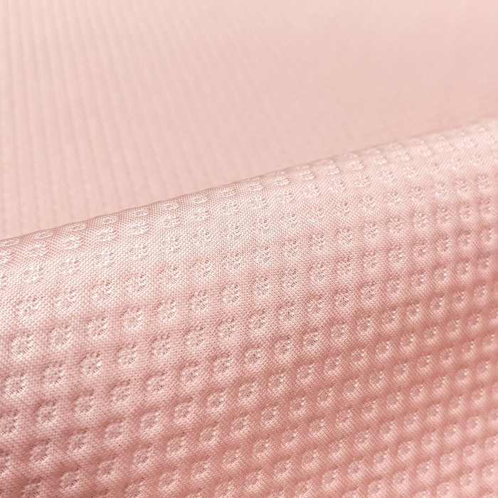 91家纺网 家纺一手货源 找家纺 瑞兴纺 2025新款高分子PE软凉席款床裙款 床裙款-华夫格-粉