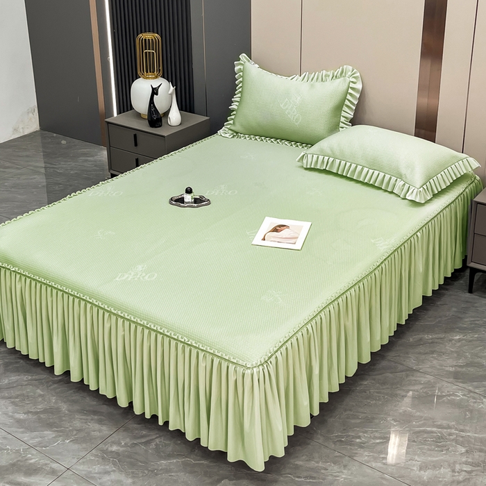 91家纺网 家纺一手货源 找家纺 （总）瑞兴纺 2025新款高分子PE软凉席款床裙款