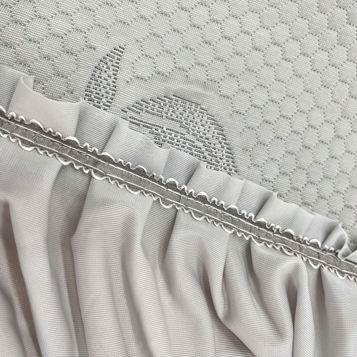 91家纺网 家纺一手货源 找家纺 瑞兴纺 2025新款高分子PE软凉席款床裙款 床裙款-沐夕-灰