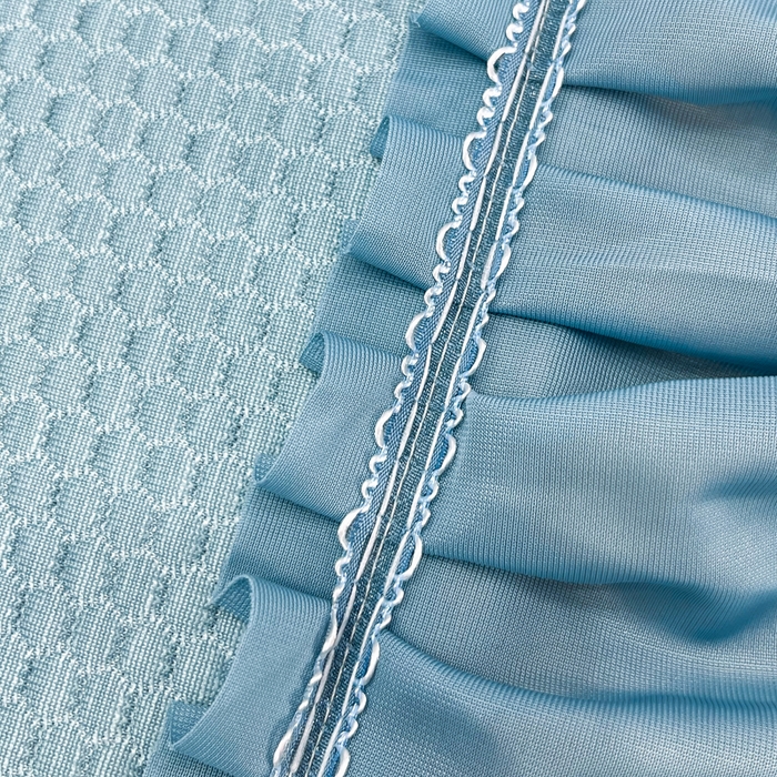 91家纺网 家纺一手货源 找家纺 瑞兴纺 2025新款高分子PE软凉席款床裙款 床裙款-沐夕-蓝