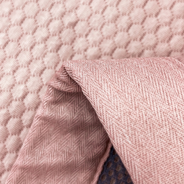 91家纺网 家纺一手货源 找家纺 瑞兴纺 2025新款高分子PE软凉席绣花款床单款 床单款-路易威-粉