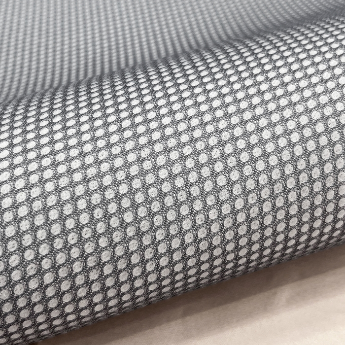 91家纺网 家纺一手货源 找家纺 瑞兴纺 2025新款高分子PE软凉席绣花款床单款 床单款-华夫格-灰