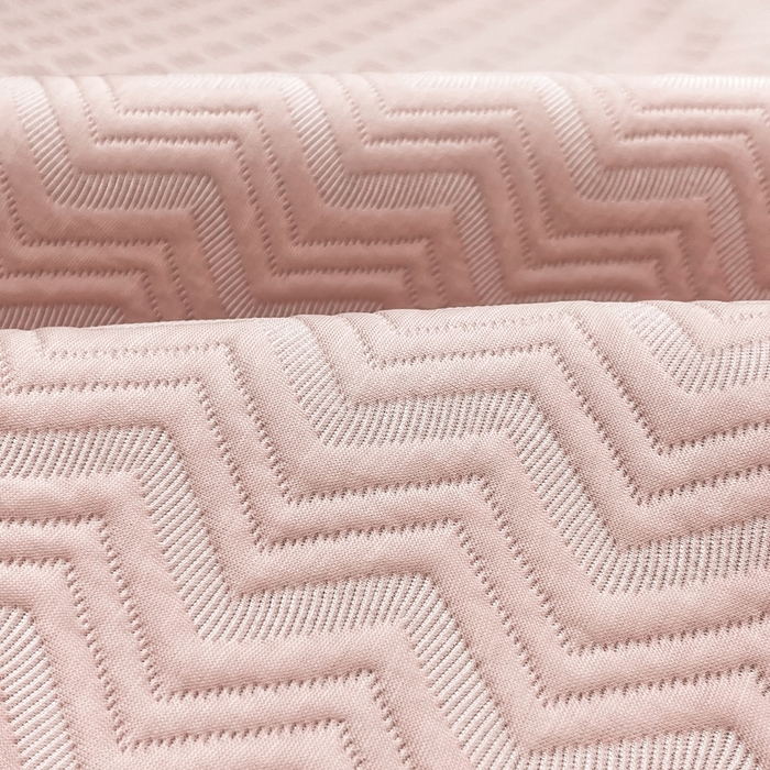 91家纺网 家纺一手货源 找家纺 瑞兴纺 2025新款高分子PE软凉席绣花款床单款 床单款-风尚-粉