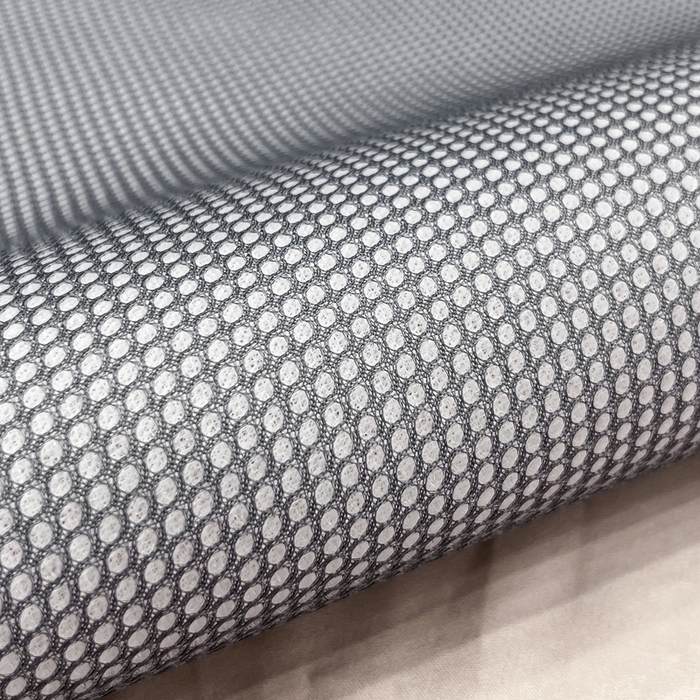 91家纺网 家纺一手货源 找家纺 瑞兴纺 2025新款高分子PE软凉席绣花款床单款 床单款-华夫格-粉