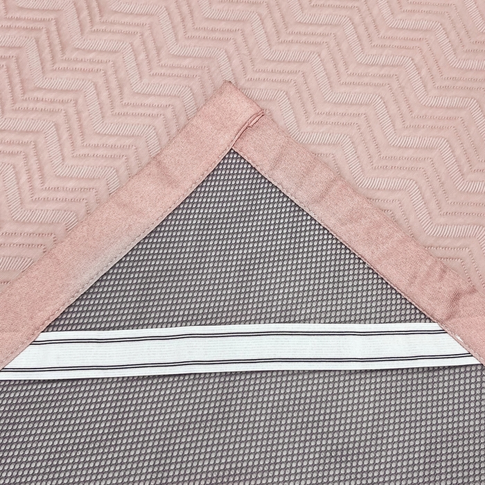 91家纺网 家纺一手货源 找家纺 （总）瑞兴纺 2025新款高分子PE软凉席绣花款床单款