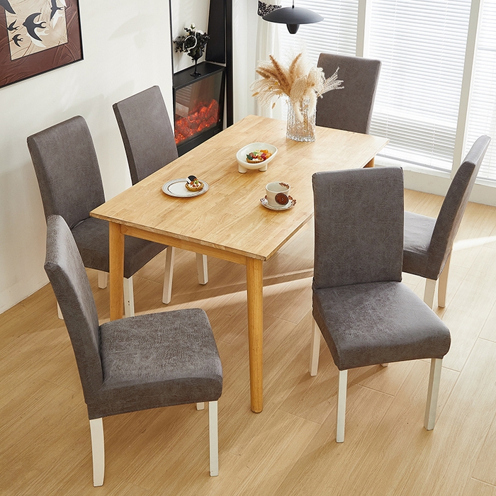 91家纺网 家纺一手货源 找家纺 飞翔家纺床上用品有限公司 2025新款人造革椅套 浅灰色