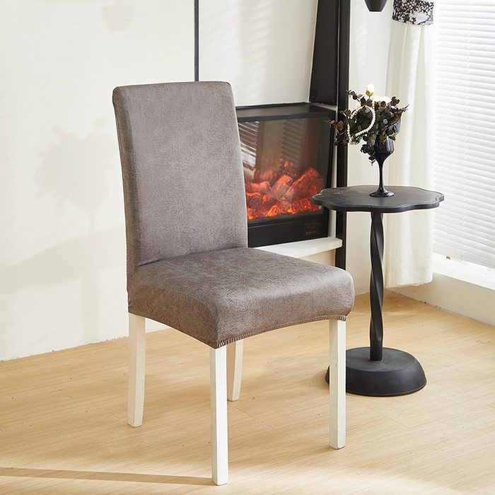 91家纺网 家纺一手货源 找家纺 飞翔家纺床上用品有限公司 2025新款人造革椅套 浅灰色