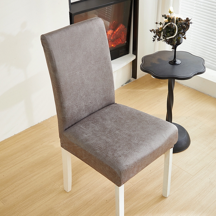 91家纺网 家纺一手货源 找家纺 飞翔家纺床上用品有限公司 2025新款人造革椅套 浅灰色