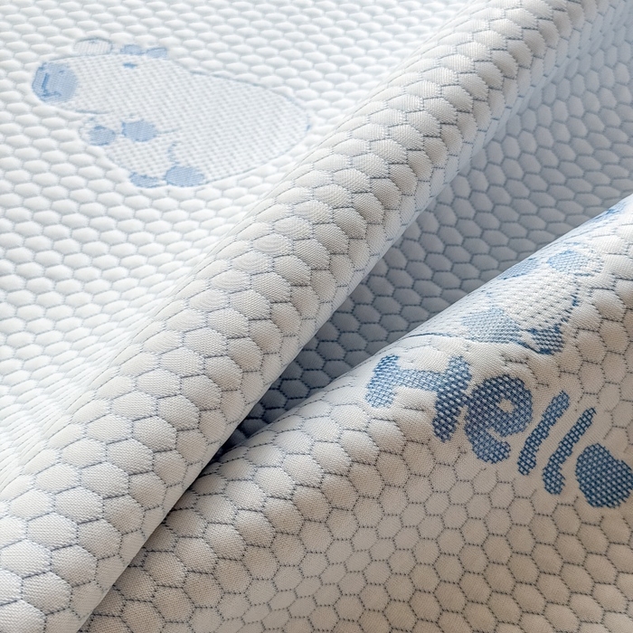 91家纺网 家纺一手货源 找家纺 水云缦 2025新款提花冰豆豆软席 卡皮巴拉-蓝-条席款