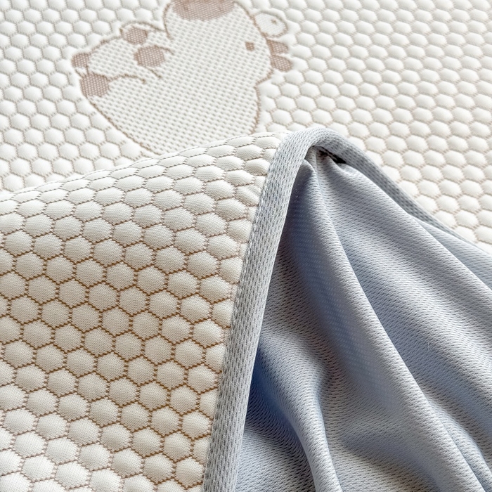 91家纺网 家纺一手货源 找家纺 水云缦 2025新款提花冰豆豆软席床笠款 卡皮巴拉-咖-床笠款