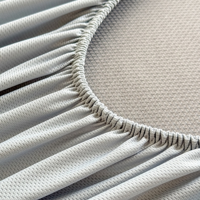 91家纺网 家纺一手货源 找家纺 水云缦 2025新款提花冰豆豆软席床笠款 卡皮巴拉-咖-床笠款