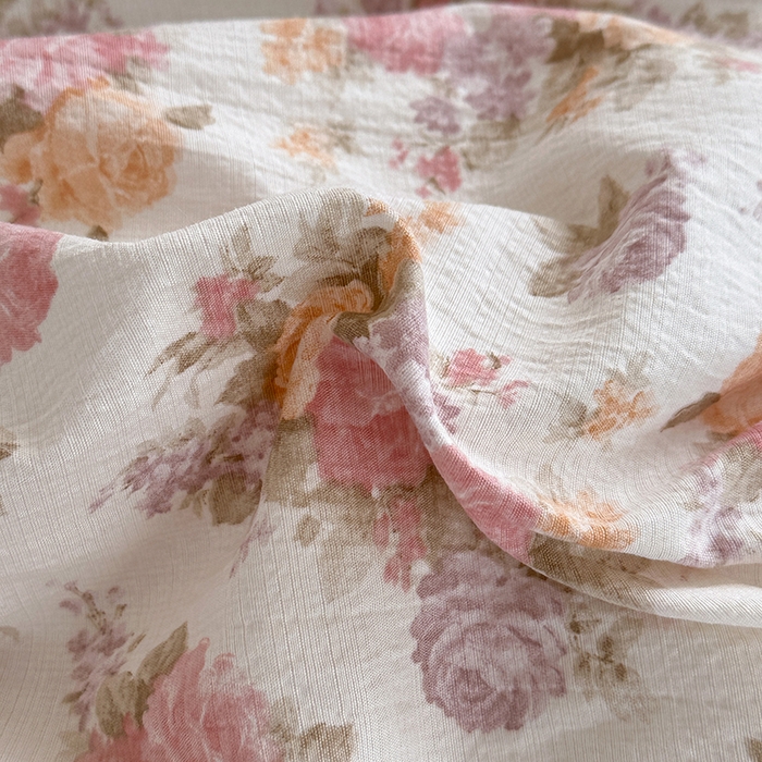 91家纺网 家纺一手货源 找家纺 斯卡诺家纺 2025新款纯棉花边双层纱四件套水洗棉四件套 莫奈花园