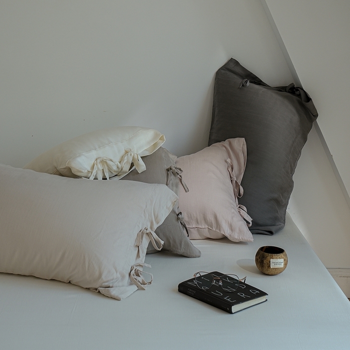 91家纺网 家纺一手货源 找家纺 （总）简纯主义 2025春夏新款60S进口兰精天丝日系系绳四件套--山本