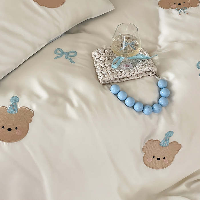 91家纺网 家纺一手货源 找家纺 圆岛家纺 2025新款60S萌宠系列四件套 派对日