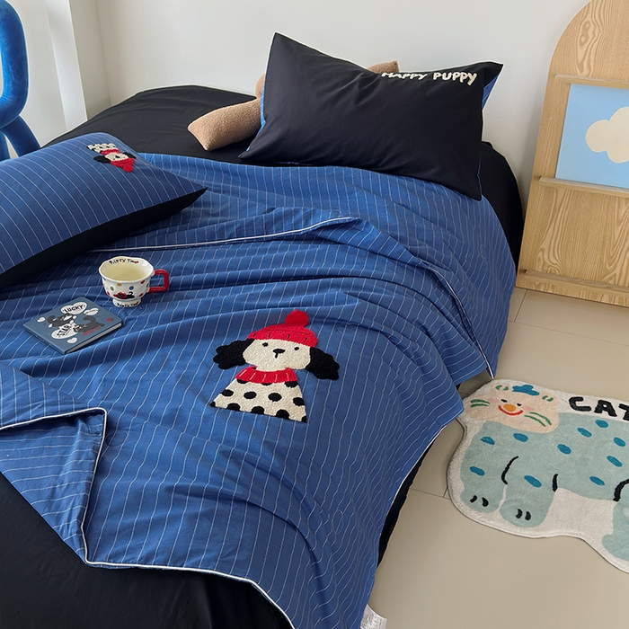 91家纺网 家纺一手货源 找家纺 （总）怡家居 2025新款全棉印加绣夏被夏凉被空调被四件套