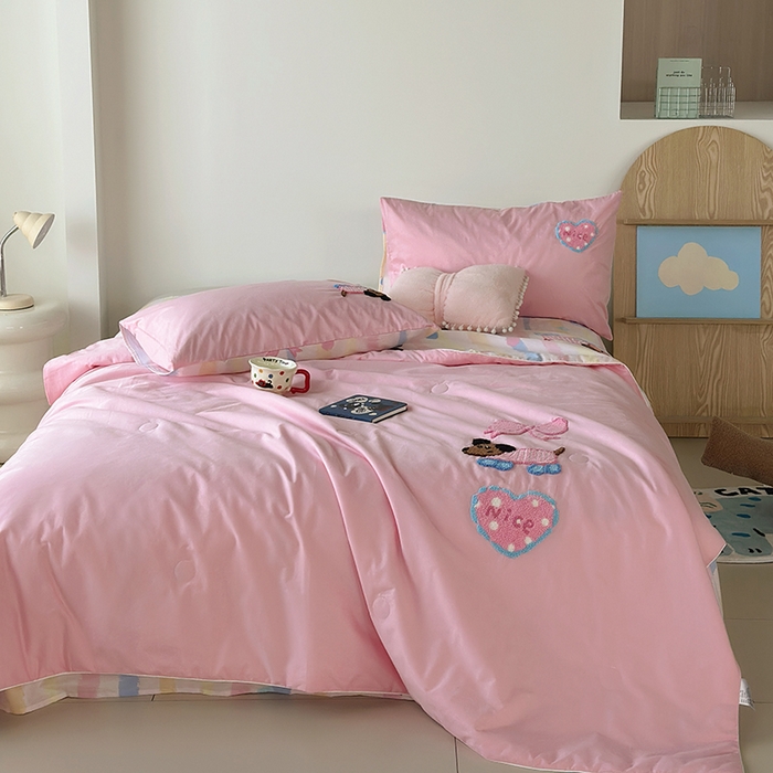 91家纺网 家纺一手货源 找家纺 （总）怡家居 2025新款全棉印加绣夏被夏凉被空调被四件套