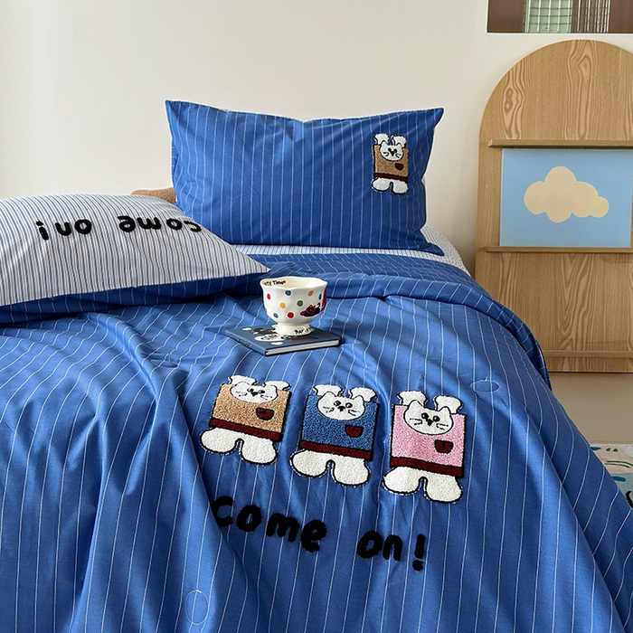 91家纺网 家纺一手货源 找家纺 怡家居 2025新款全棉印加绣夏被夏凉被空调被四件套 举手免蓝