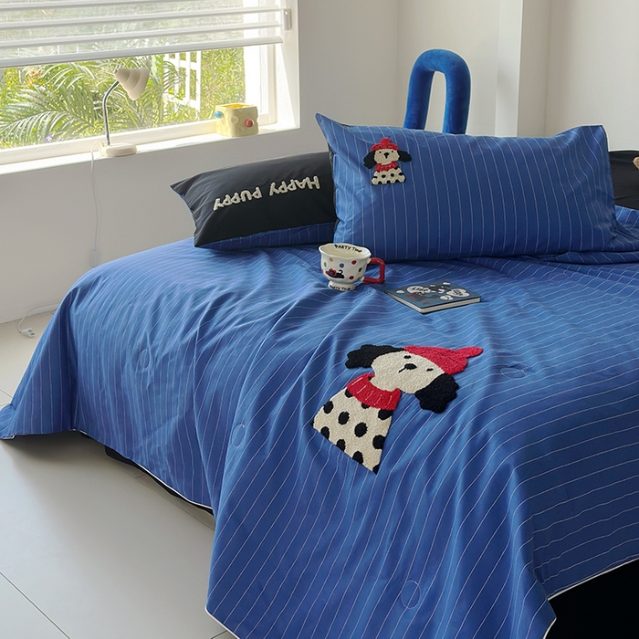 91家纺网 家纺一手货源 找家纺 （总）怡家居 2025新款全棉印加绣夏被夏凉被空调被四件套