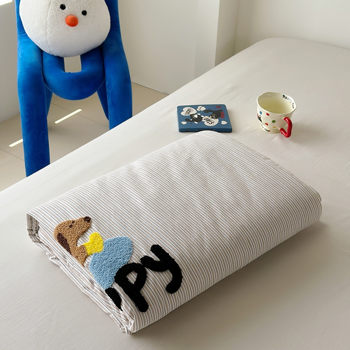 91家纺网 家纺一手货源 找家纺 怡家居 2025新款全棉印加绣夏被夏凉被空调被四件套 小旺仔