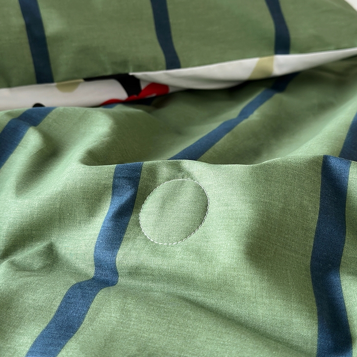 91家纺网 家纺一手货源 找家纺 怡家居 2025新款全棉印加绣夏被夏凉被空调被四件套 呆萌小猫