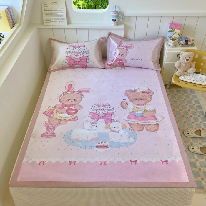 澳萝拉 2025新款亲肤舒适凉席包边款冰藤席凉席席子 爱之屋