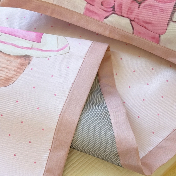 91家纺网 家纺一手货源 找家纺 澳萝拉 2025新款亲肤舒适凉席包边款冰藤席凉席席子 爱之屋