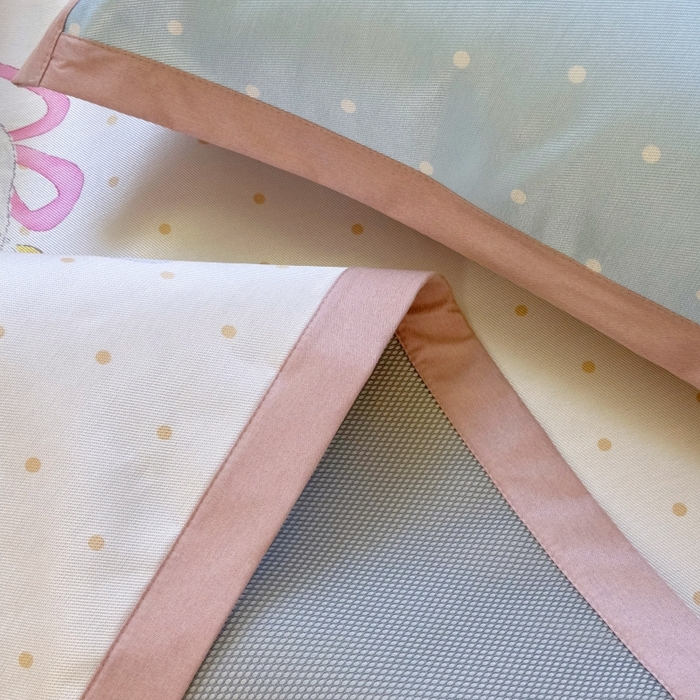 91家纺网 家纺一手货源 找家纺 澳萝拉 2025新款亲肤舒适凉席包边款冰藤席凉席席子 晚安熊