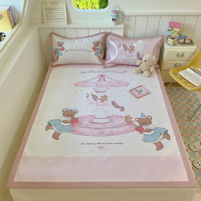 澳萝拉 2025新款亲肤舒适凉席包边款冰藤席凉席席子 潘多拉