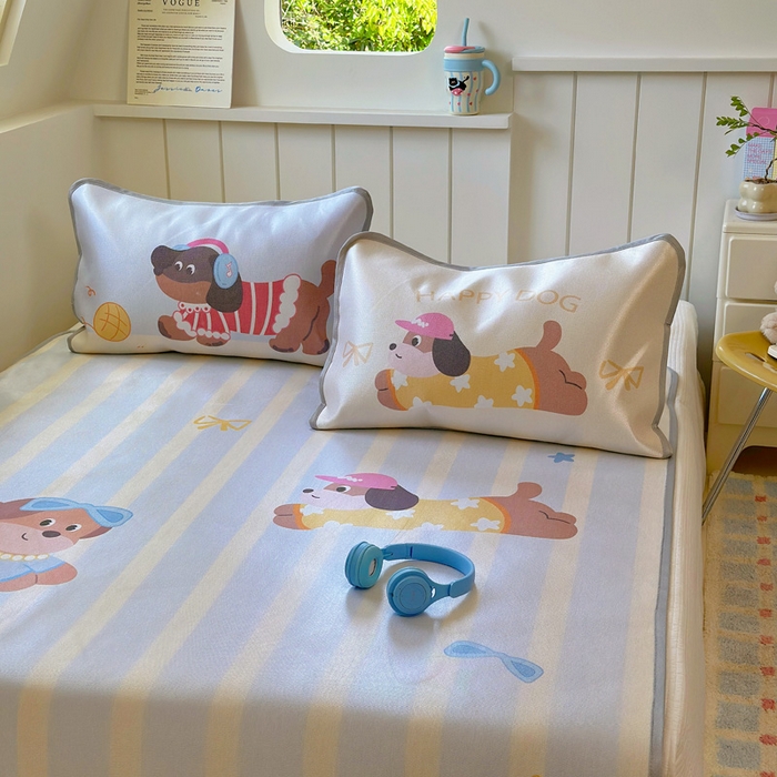 91家纺网 家纺一手货源 找家纺 （总）澳萝拉 2025新款亲肤舒适异形冰藤席凉席席子-数码印花系列