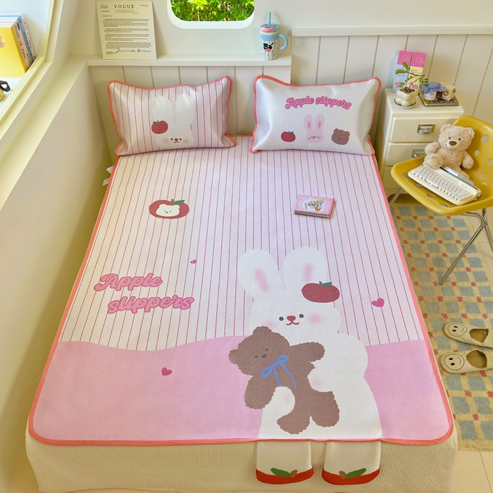 91家纺网 家纺一手货源 找家纺 （总）澳萝拉 2025新款亲肤舒适异形冰藤席凉席席子-数码印花系列