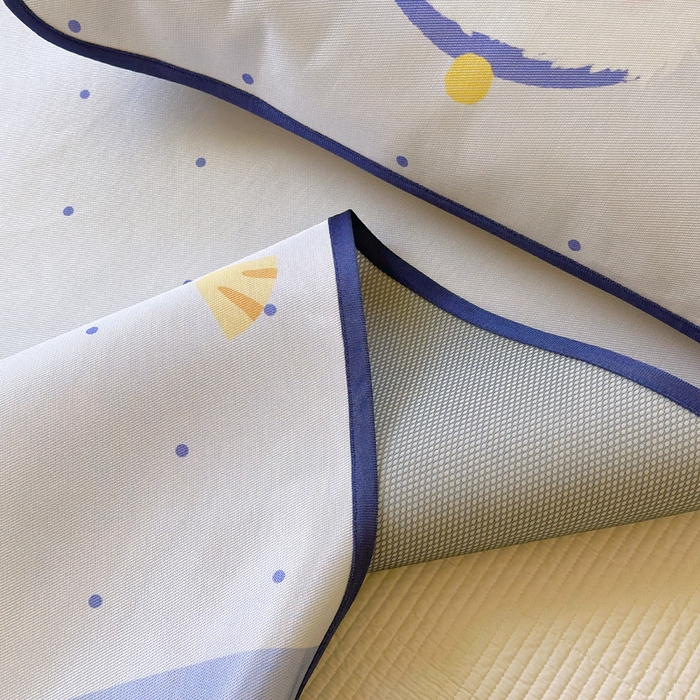 91家纺网 家纺一手货源 找家纺 澳萝拉 2025新款亲肤舒适异形冰藤席凉席席子-数码印花系列 喜欢你(床席款）