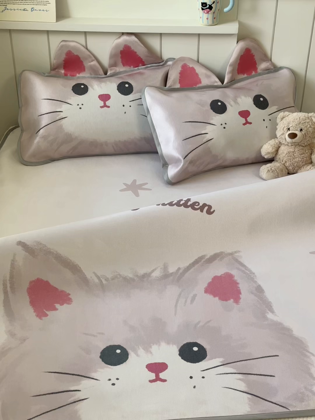 91家纺网 家纺一手货源 找家纺 澳萝拉 2025新款亲肤舒适异形冰藤席凉席席子-数码印花系列 甜心(床席款）