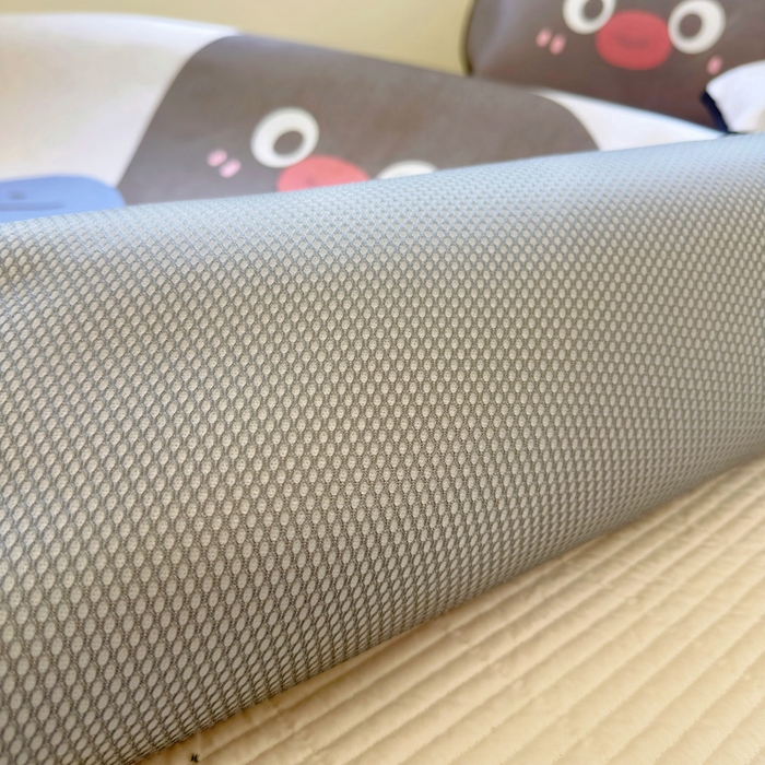 91家纺网 家纺一手货源 找家纺 澳萝拉 2025新款亲肤舒适异形冰藤席凉席席子-数码印花系列 企鹅波波(床席款）