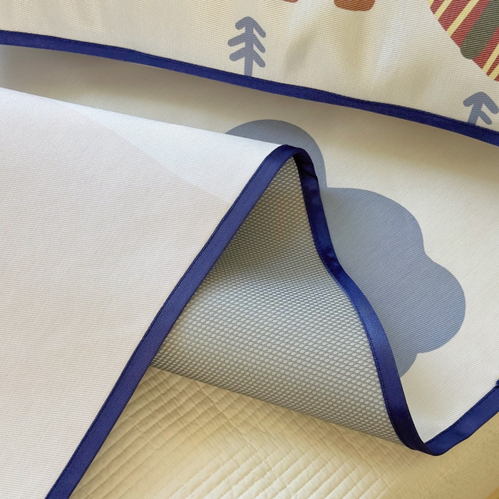 91家纺网 家纺一手货源 找家纺 澳萝拉 2025新款亲肤舒适异形冰藤席凉席席子-数码印花系列 狮狮如意(床席款）