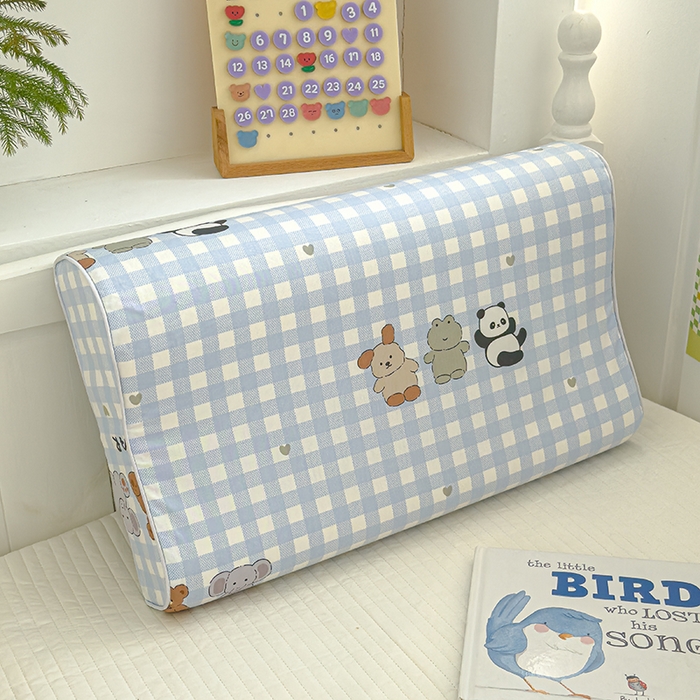 91家纺网 家纺一手货源 找家纺 良佐生活 2025新款高支高密全棉乳胶枕套 福宝乐园