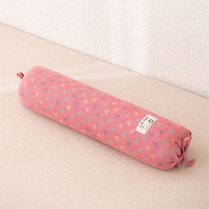 91家纺网 家纺一手货源 找家纺 （总）芯洲 2025新款全棉双层纱透气田园风小清新糖果护颈腰靠荞麦枕头枕芯