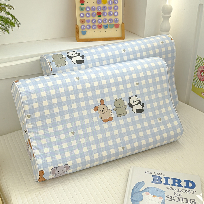 91家纺网 家纺一手货源 找家纺 良佐生活 2025新款高支高密全棉乳胶枕套 福宝乐园