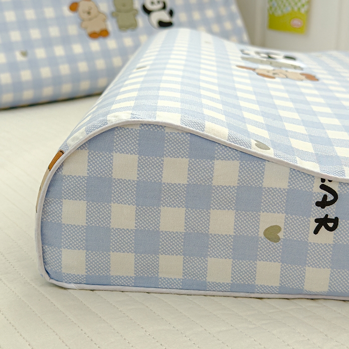 91家纺网 家纺一手货源 找家纺 良佐生活 2025新款高支高密全棉乳胶枕套 福宝乐园