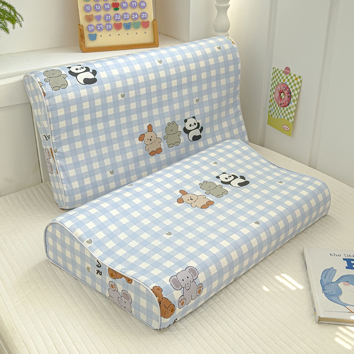 91家纺网 家纺一手货源 找家纺 良佐生活 2025新款高支高密全棉乳胶枕套 福宝乐园